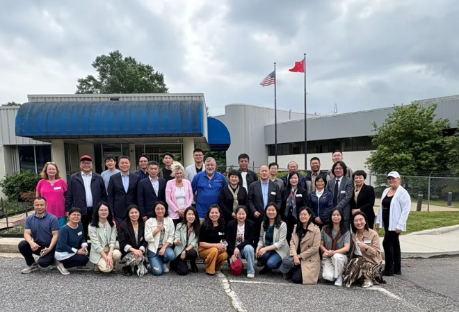 中产协代表团赴美国参观考察